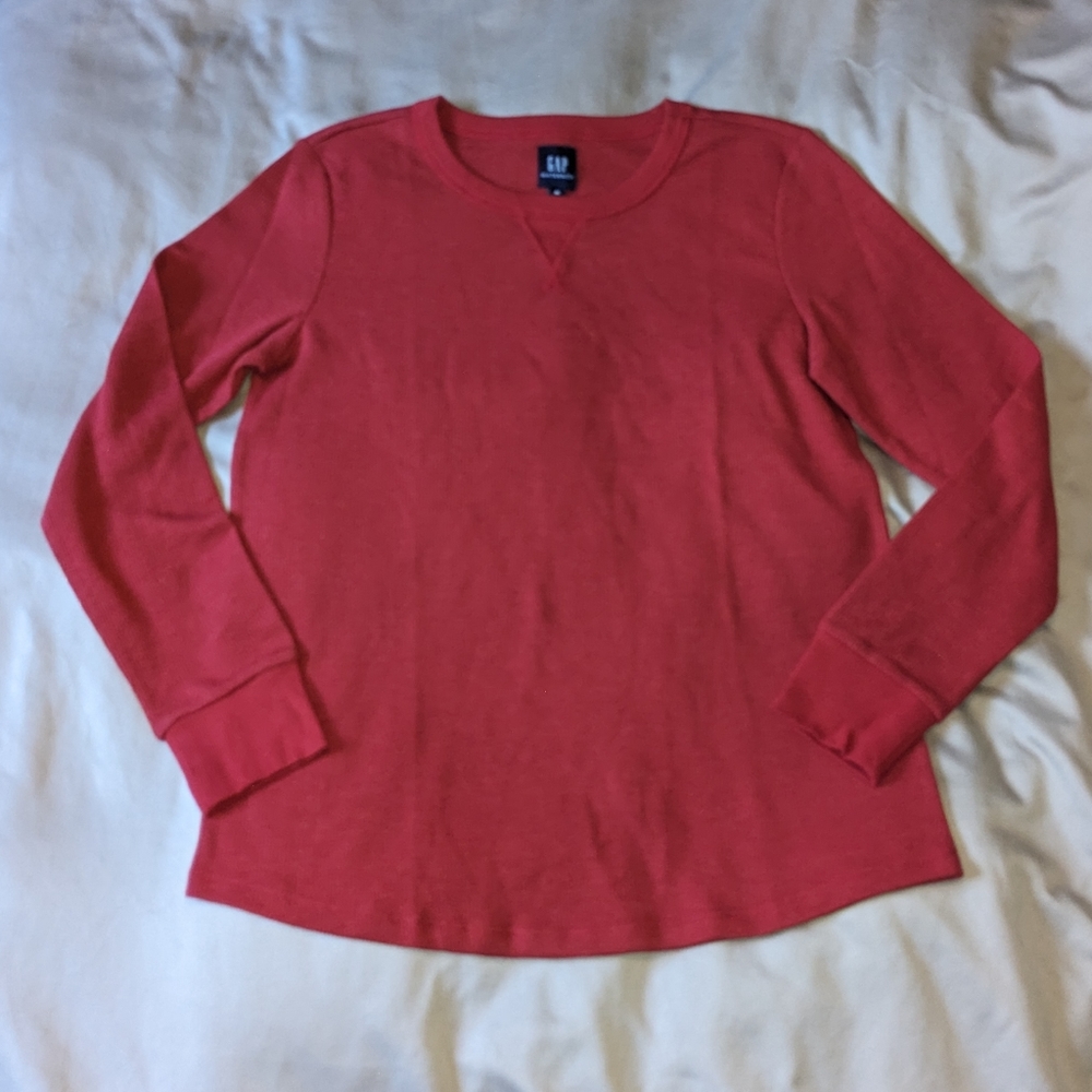 Gap Maternity Waffle Crewneck T-Shirt